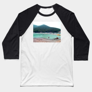 Cala Llonga Beach Baseball T-Shirt